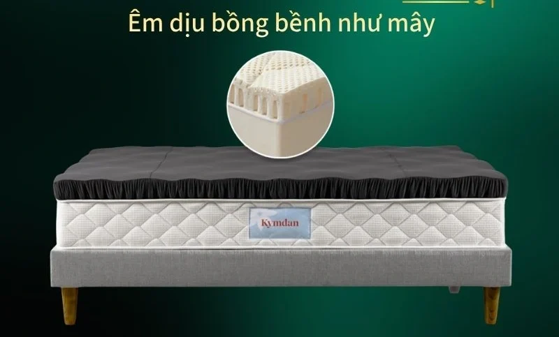 So sánh nệm Kymdan Special: 3 dòng Top Soft, Cloud, Royal dòng nào tốt nhất? 3 Cấu tạo Nệm Kymdan Special Deluxe Pillow Top Cloud