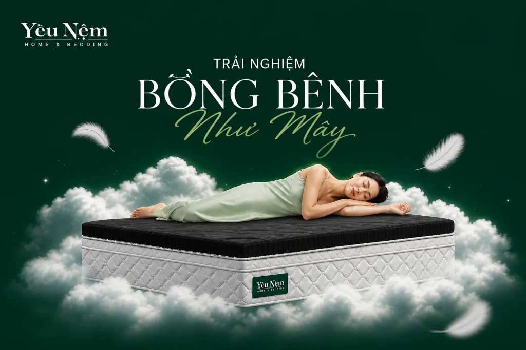 Nệm Kymdan Special Deluxe Top Cloud 22cm