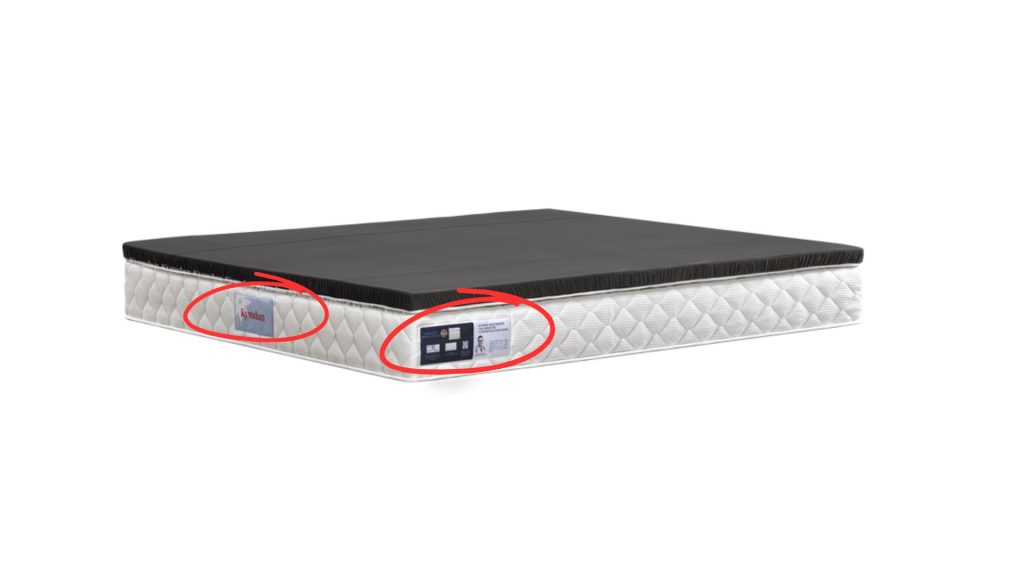 Các Cách Phân Biệt Nệm Kymdan Thật Giả Chính Xác Nhất 2026 2 tem nem kymdan