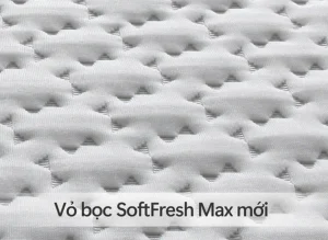 Vỏ bọc SoftFresh Max mới của nệm Kymdan Deluxe 10cm