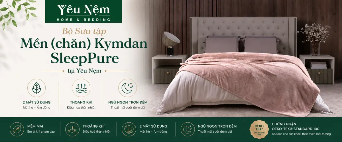Mền (chăn) Kymdan SleepPure tại Yêu Nệm