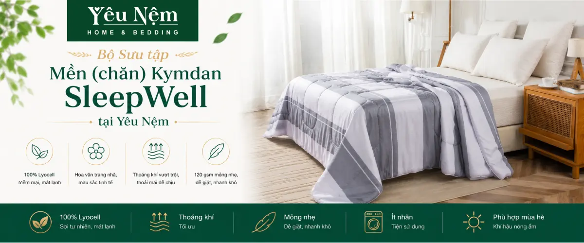 Mền (chăn) Kymdan SleepWell tại Yêu Nệm
