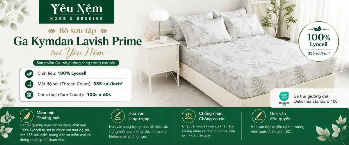 Bộ sưu tập Kymdan Lavish Prime Bộ sưu tập Kymdan Serenity tại Yêu Nệm