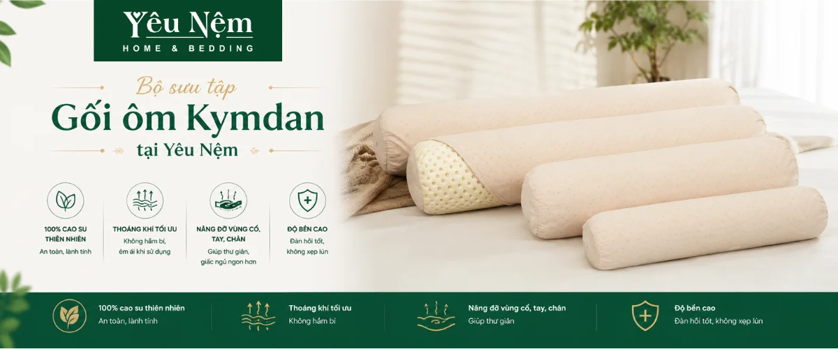 Gối Ôm Kymdan tại Yêu Nệm