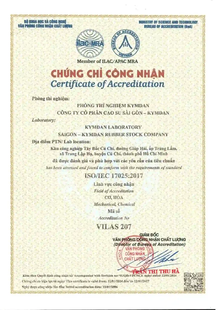 Cách vệ sinh và bảo quản nệm Kymdan bền đẹp trên 25 năm 3 Nệm Kymdan được chứng nhận về sự an toàn của sản phẩm đối với sức khỏe người dùng