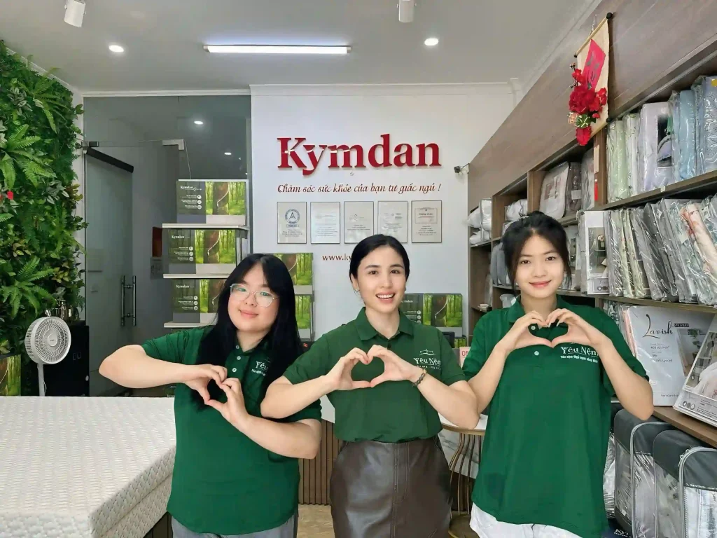 Nệm Kymdan Biên Hòa Mua Ở Đâu Chính Hãng? Tư Vấn Chọn Nệm & Giao Tận Nhà 3 Đội ngũ Yêu Nệm luôn sẵn sàng tư vấn cho khách hàng mua trực tiếp và onlien để khách hàng chọn được tấm nệm phù hợp nhất