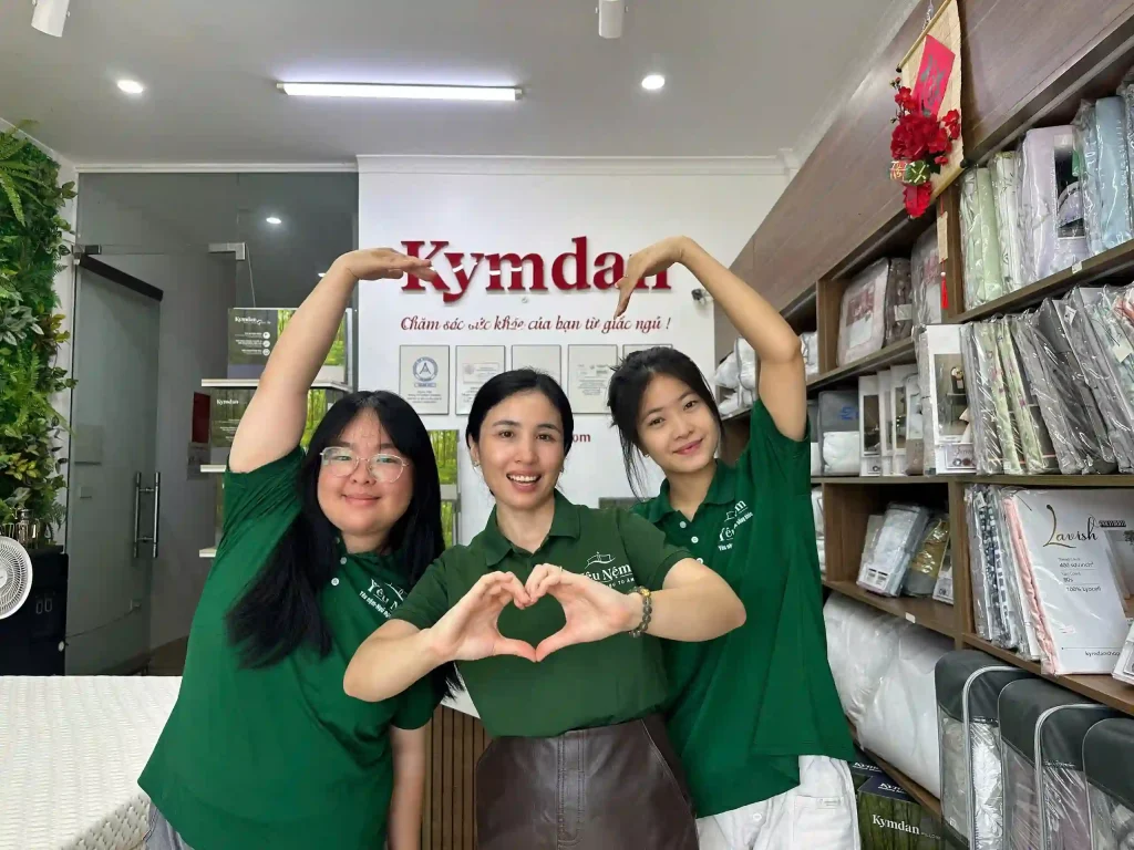 Kinh Nghiệm Chọn Kích Thước Nệm Kymdan: 1m6, 1m8 Hay 2m? 8 Đội ngữ tư vấn viên sẽ đưa ra gợi ý phù hợp