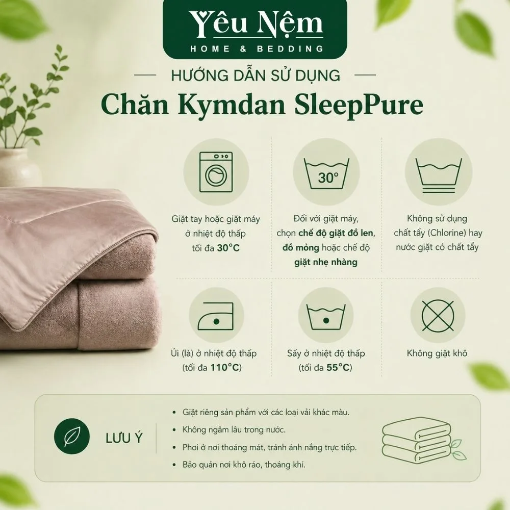 huong-dan-su-dung-chan-sleeppure_result hướng dẫn sử dụng chăn kymdan sleeppure