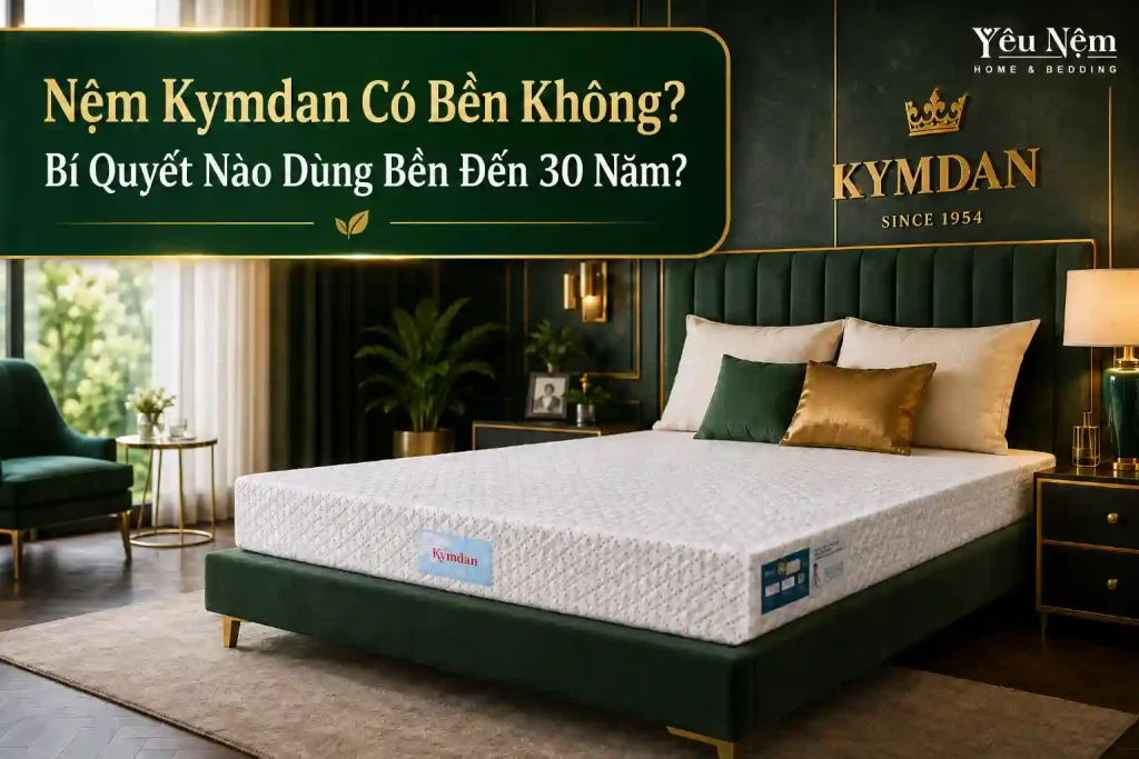 Nệm Kymdan Có Bền Không? Bí Quyết Nào Dùng Bền Đến 30 Năm?