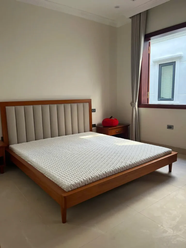 Nệm Kymdan 5cm thực tế tại nhà khách hàng của Yêu Nệm