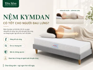 Yêu Nệm hỗ trợ tư vấn để anh chị chọn được tấm nệm phù hợp với thói quen nằm