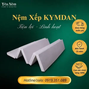 Nệm Xếp Kymdan 5cm 2 Nệm Xếp Kymdan