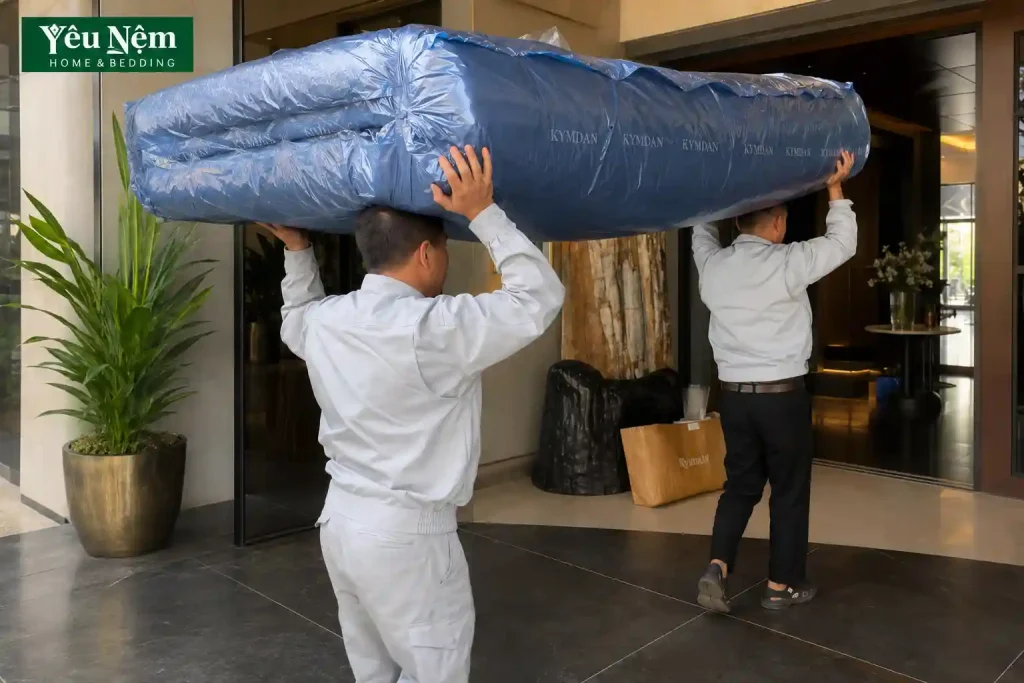 Nệm Kymdan Miền Bắc Mua Ở Đâu? Yêu Nệm Tư Vấn Online 1-1, Giao Tận Nhà 7 Yêu Nệm hỗ trợ miễn phí vận chuyển đến địa chỉ khách hàng