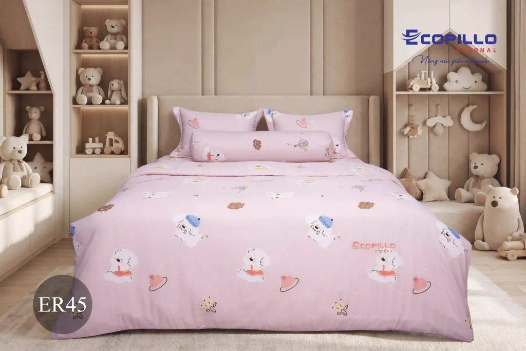 Bộ Ga Chần Phủ Eco Rosa ER45