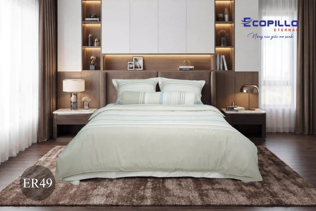 Bộ Ga Chần Phủ Eco Rosa ER49