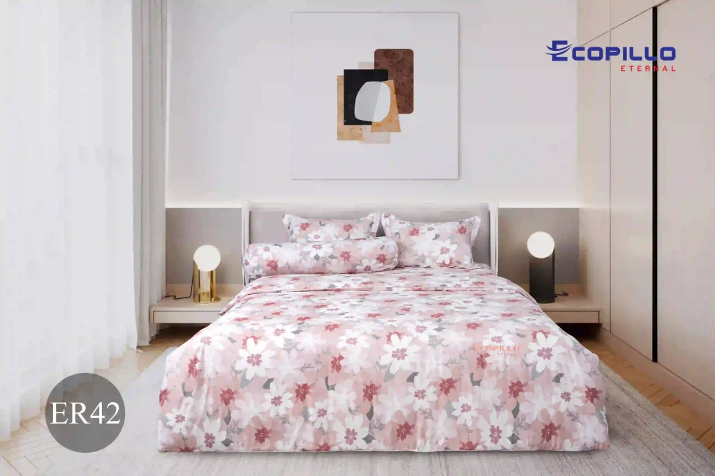 Bộ Ga Chần Phủ Eco Rosa ER42