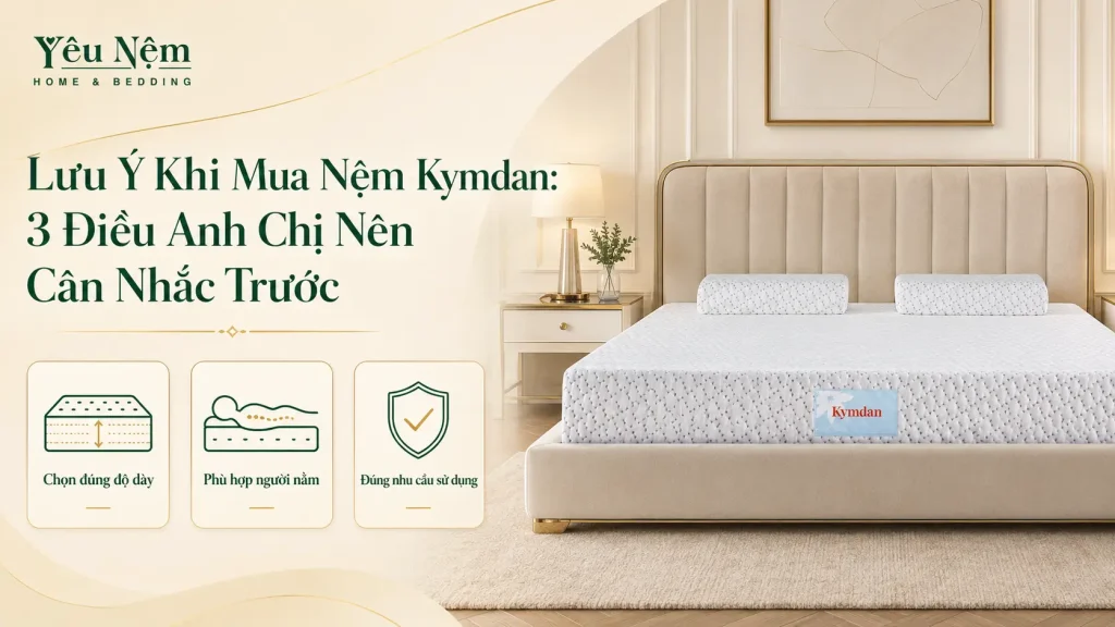 Lưu Ý Khi Mua Nệm Kymdan: 3 Điều Anh Chị Nên Cân Nhắc Trước 1 Lưu Ý Khi Mua Nệm Kymdan: 3 Điều Anh Chị Nên Cân Nhắc Trước