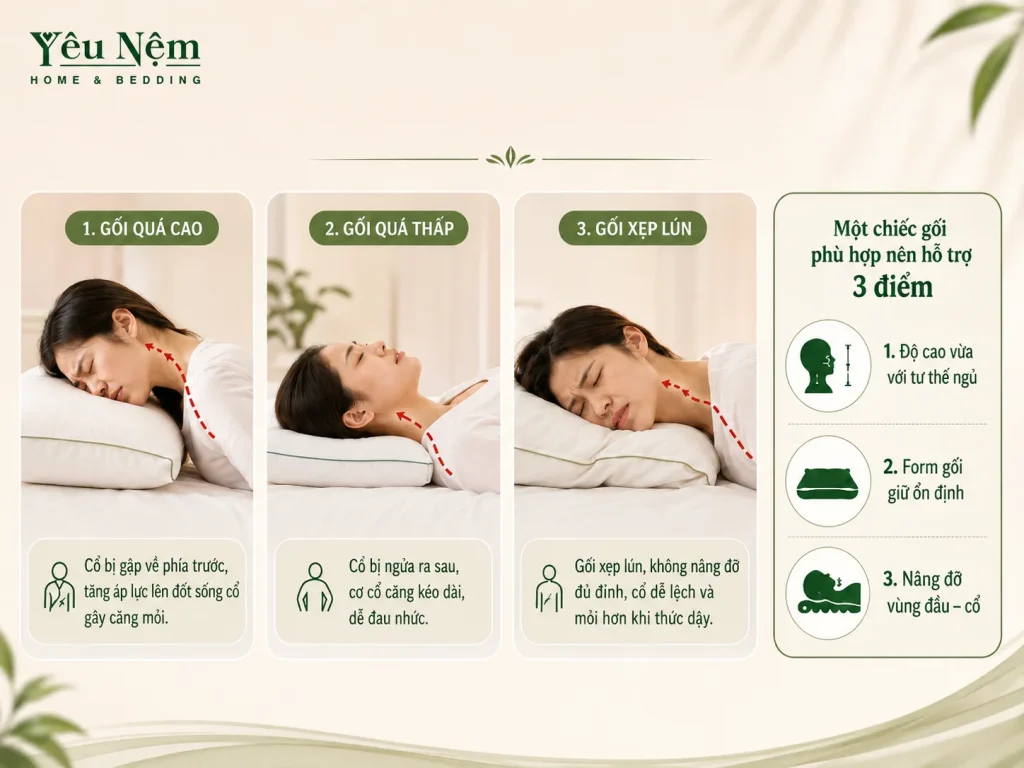 Gối Kymdan Cho Người Đau Cổ Vai Gáy Loại Nào Tốt? 2 Chọn Sai Gối Khiến Người Đau Cổ Vai Gáy Dễ Mỏi