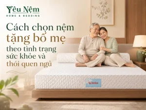 Cách Chọn Nệm Tặng Bố Mẹ Theo Tình Trạng Sức Khỏe Và Thói Quen Ngủ