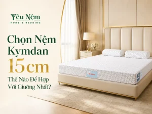 Chọn Nệm Kymdan 15cm Thế Nào Để Hợp Với Giường Nhất?