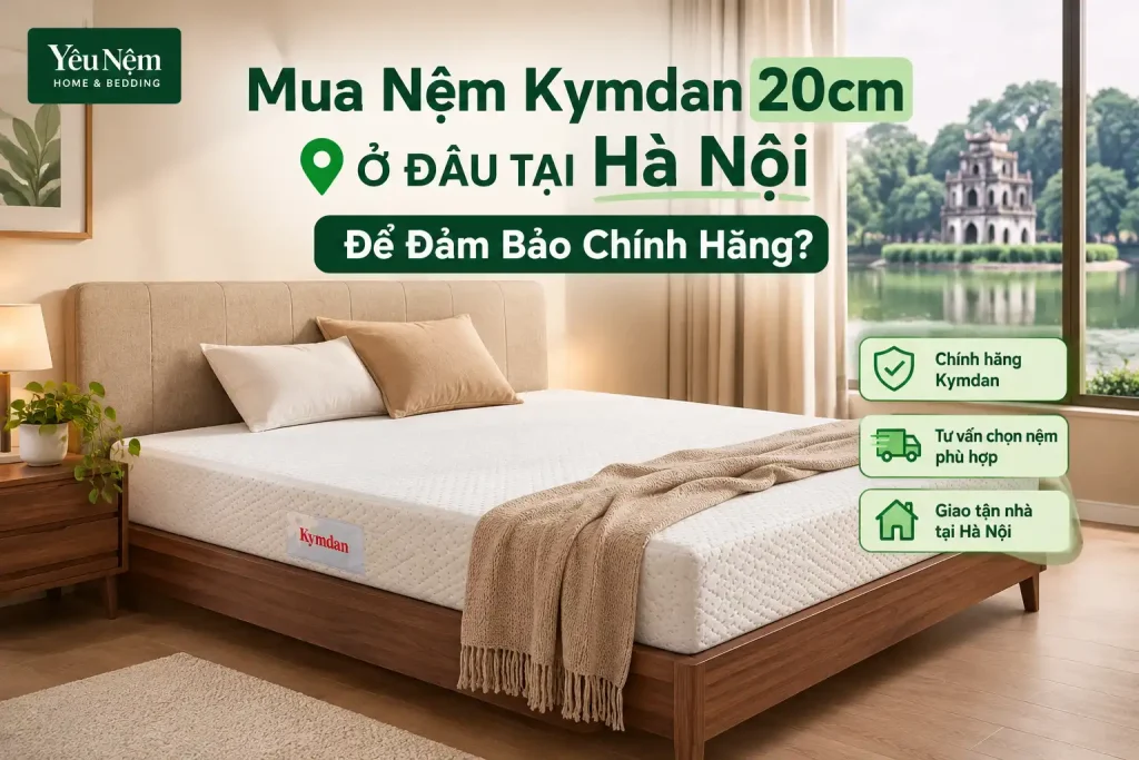 Mua Nệm Kymdan 20cm Ở Đâu Tại Hà Nội Để Đảm Bảo Chính Hãng? 1 Mua Nệm Kymdan 20cm Ở Đâu Tại Hà Nội Để Đảm Bảo Chính Hãng?