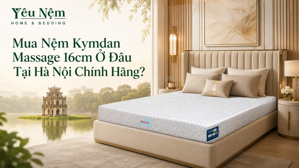 Mua Nệm Kymdan Massage 16cm Ở Đâu Tại Hà Nội Chính Hãng? 1 Mua Nệm Kymdan Massage 16cm Ở Đâu Tại Hà Nội Chính Hãng?