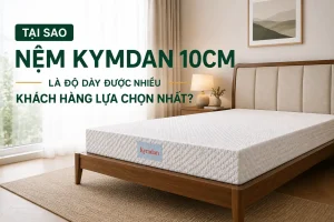 Tại Sao Nệm Kymdan 10cm Là Độ Dày Được Nhiều Khách Hàng Lựa Chọn Nhất?