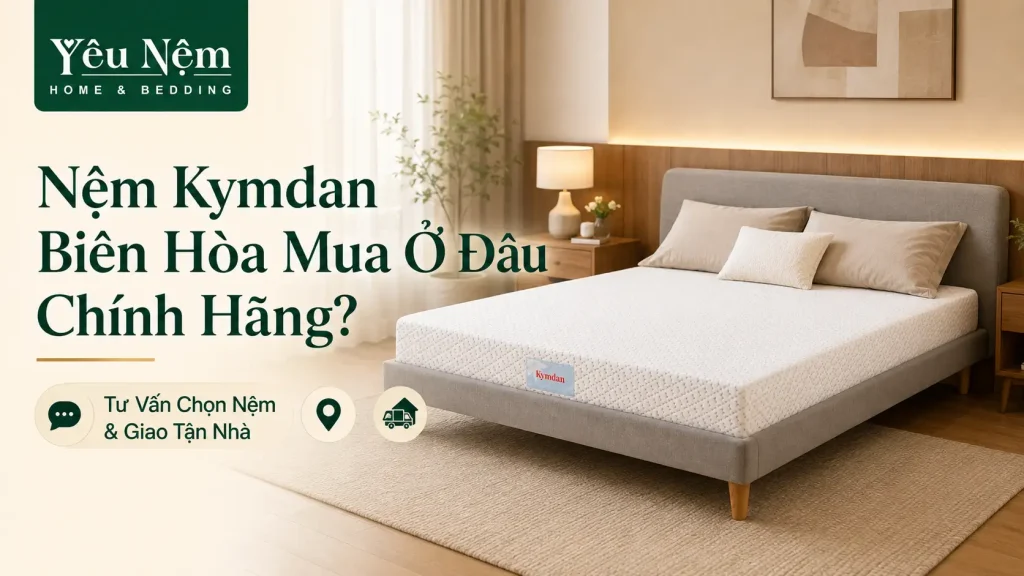 Nệm Kymdan Biên Hòa Mua Ở Đâu Chính Hãng? Tư Vấn Chọn Nệm & Giao Tận Nhà 1 Nệm Kymdan Biên Hòa Mua Ở Đâu Chính Hãng? Tư Vấn Chọn Nệm & Giao Tận Nhà