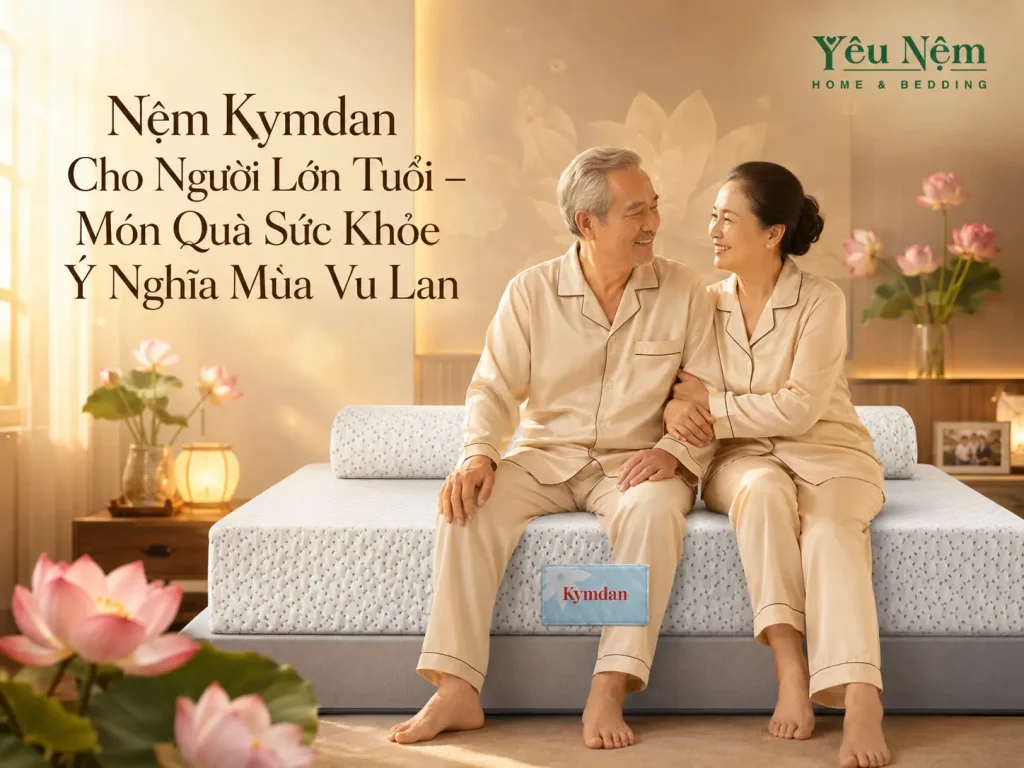 Nệm Kymdan Cho Người Lớn Tuổi – Món Quà Sức Khỏe Ý Nghĩa Mùa Vu Lan 1 Nệm Kymdan Cho Người Lớn Tuổi – Món Quà Sức Khỏe Ý Nghĩa Mùa Vu Lan