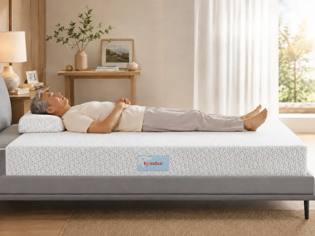 Quà Vu Lan Cho Bố Mẹ Đau Lưng: Vì Sao Nên Chọn Nệm Kymdan Deluxe? 4 Nệm Kymdan Deluxe có khả năng nâng đỡ cơ thể và giữ đường cong tự nhiên của cột sống khi nằm