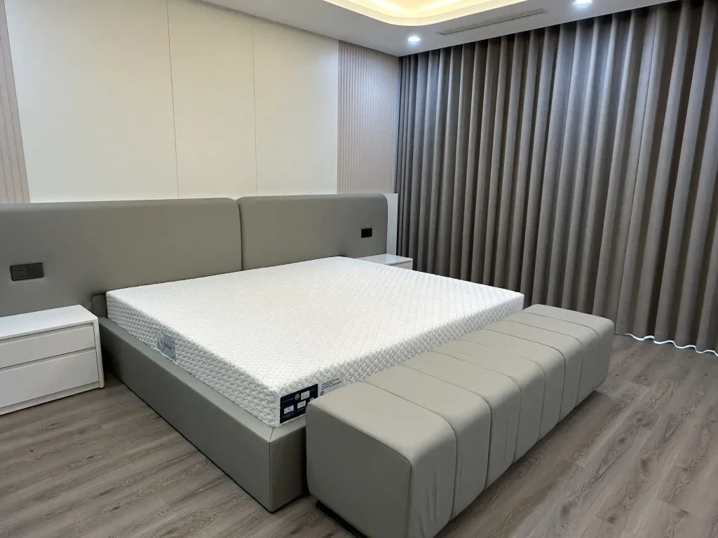 Các cấp độ đàn hồi của nệm Kymdan 20cm: SDH, SH và SSH? 2 Nệm Kymdan Deluxe 20cm thực tế tại nhà khách hàng của Yêu Nệm
