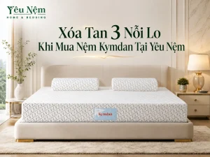 Xóa Tan 3 Nỗi Lo Khi Mua Nệm Kymdan Tại Yêu Nệm