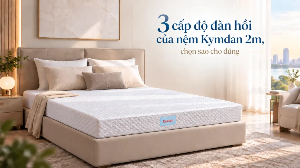 3 cấp độ đàn hồi của nệm kymdan 2m, chọn sao cho đúng 1 3 cấp độ đàn hồi của nệm kymdan 2m, chọn sao cho đúng