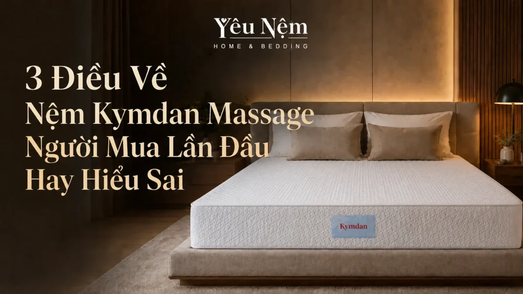 3 Điều Về Nệm Kymdan Massage Người Mua Lần Đầu Hay Hiểu Sai 1 3 Điều Về Nệm Kymdan Massage Người Mua Lần Đầu Hay Hiểu Sai