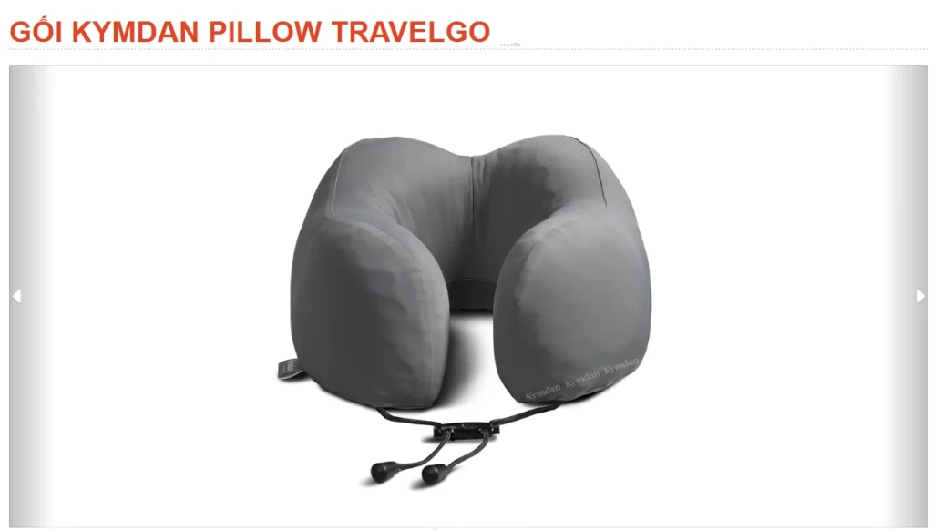 Gối Kymdan Loại Nào Tốt Nhất? So Sánh Các Dòng Đang Bán 8 Gối Kymdan TravelGo