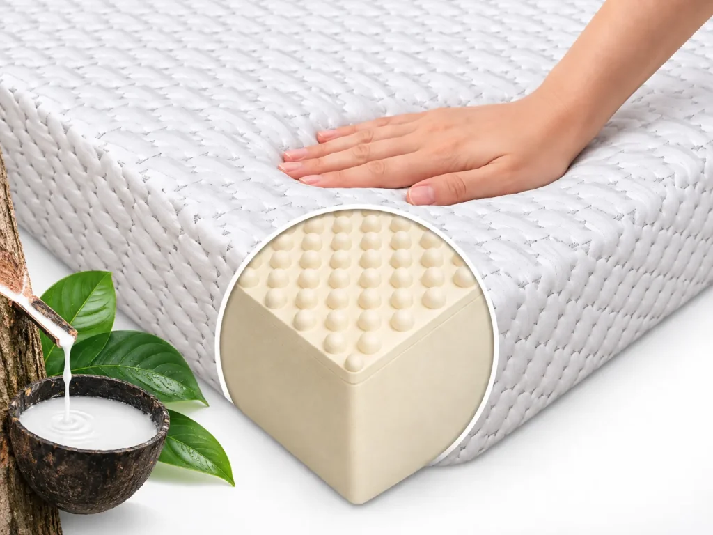 Nệm Kymdan 2m Loại Nào Tốt? Deluxe Hay Massage Hợp Hơn 6 Massage vẫn có độ đàn hồi và khả năng nâng đỡ của mousse cao su vì đều được sản xuất từ cao su thiên nhiên tinh khiết