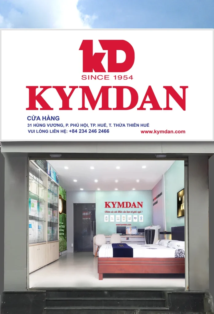 Nệm Kymdan Tại Huế: Địa Chỉ Và Bảng Giá 2026 2 Cửa hàng chính hãng của công ty Kymdan tại 31 Hùng Vương, Huế