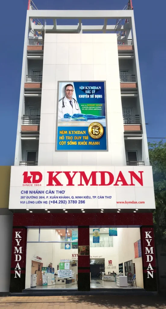 Nệm Kymdan Tại Cần Thơ: Địa Chỉ, Bảng Giá, Giao Tận Nhà 2 Chi nhánh chính hãng của công ty Kymdan tại Ninh Kiều, Cần Thơ