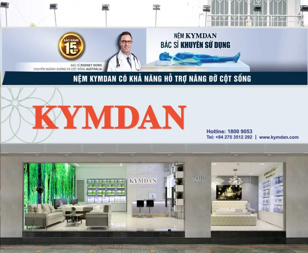 Cửa hàng chính hãng của công ty Kymdan tại Bến Tre