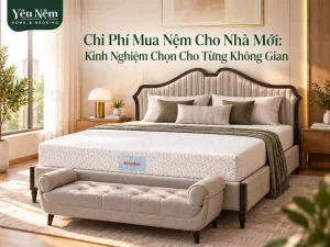 Chi Phí Mua Nệm Cho Nhà Mới: Kinh Nghiệm Chọn Cho Từng Không Gian