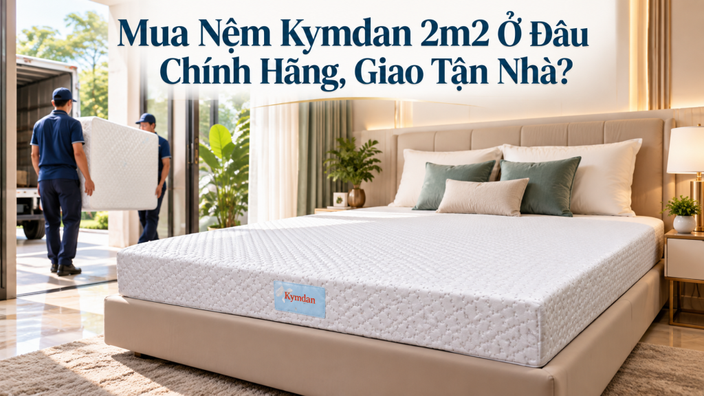 Mua Nệm Kymdan 2m2 Ở Đâu Chính Hãng, Giao Tận Nhà? 1 Mua Nệm Kymdan 2m2 Ở Đâu Chính Hãng, Giao Tận Nhà?