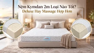 Nệm Kymdan 2m Loại Nào Tốt? Deluxe Hay Massage Hợp Hơn