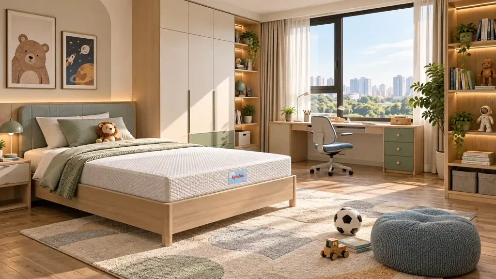 Lưu ý khi chọn nệm cho phòng ngủ của con khi hoàn thiện căn hộ cao cấp mới 2 Chọn Nệm Cho Phòng Ngủ Của Con Cần Tính Riêng