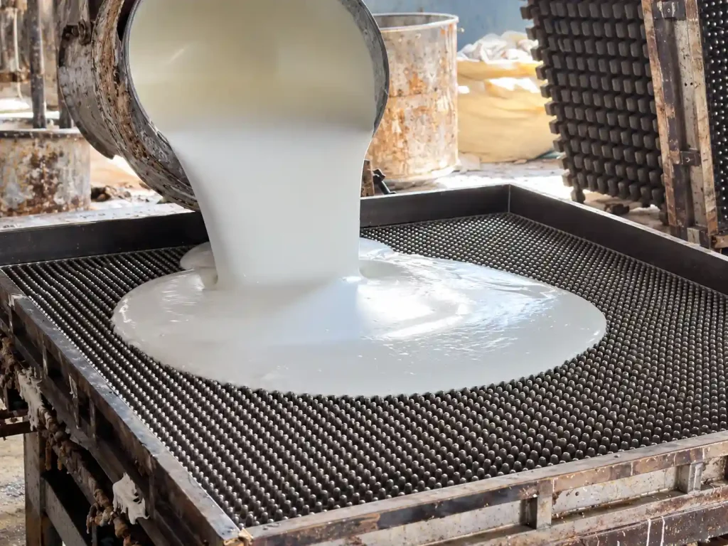 Nệm Cao Su Thiên Nhiên: Quy Trình Sản Xuất & Cách Chọn 2026 6 Nệm cao su thiên nhiên cần tiêu hao nguyên liệu lớn và nhân công