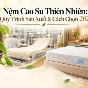 Nệm Cao Su Thiên Nhiên: Quy Trình Sản Xuất & Cách Chọn 2026