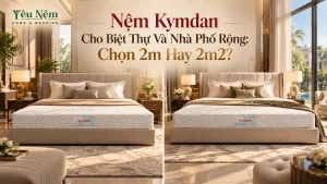 Nệm Kymdan Cho Biệt Thự Và Nhà Phố Rộng: Chọn 2m Hay 2m2?